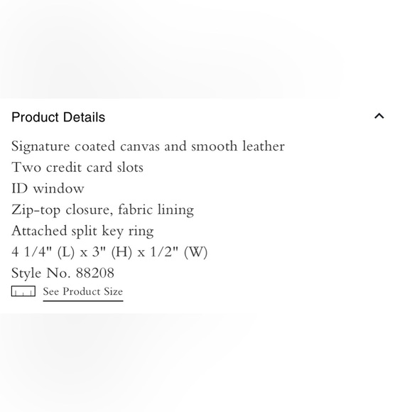 Coach Keychain Wallet - Picture 4 of 4